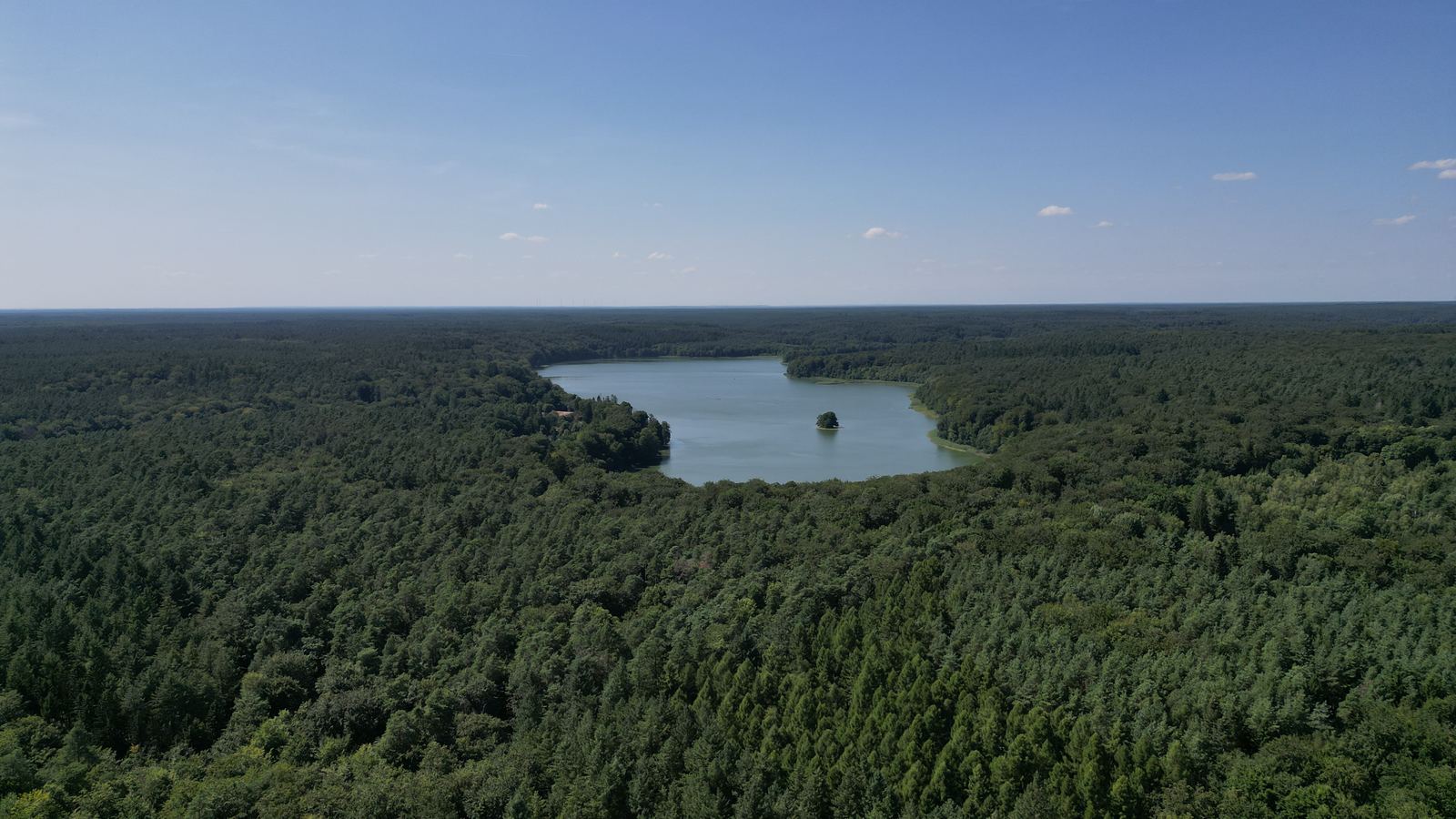 Blick vom Zermützelsee hinüber zum Tornowsee